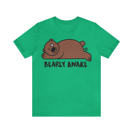 Bearly Awake Bear Unisex Tee