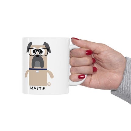 Bow Wow Meow Mastiff Ceramic Mug