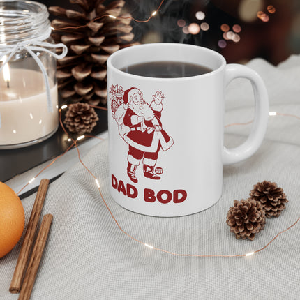 Dad Bod Santa Ceramic Mug