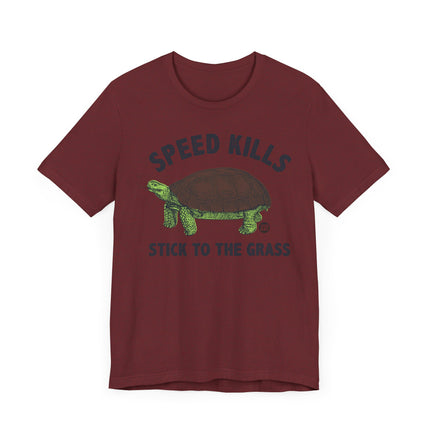 Funny "SPEED KILLS" TURTLE Tee Shirt