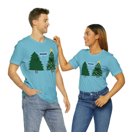 Whore Christmas Tree Unisex Tee