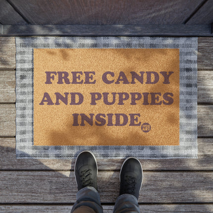 Free Candy Puppies Doormat