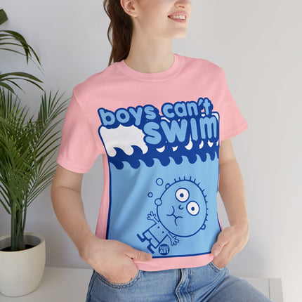 Boys Can't Swim Unisex Tee