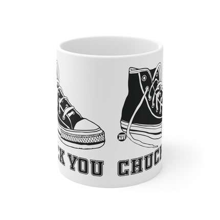 Chuck You Ceramic Mug