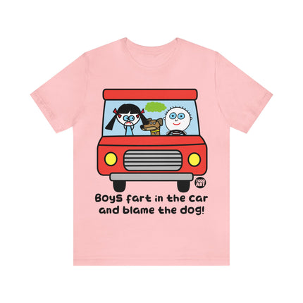 Boys Far in Cars Unisex Short Sleeve Tee