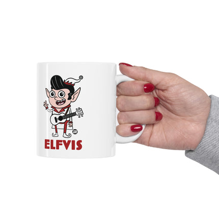 Elfvis Elf Christmas Ceramic Mug