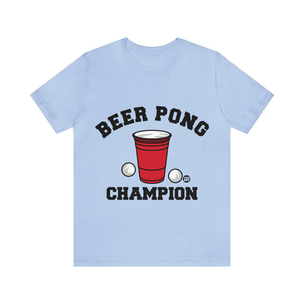 Beer Pong Champion Unisex Tee