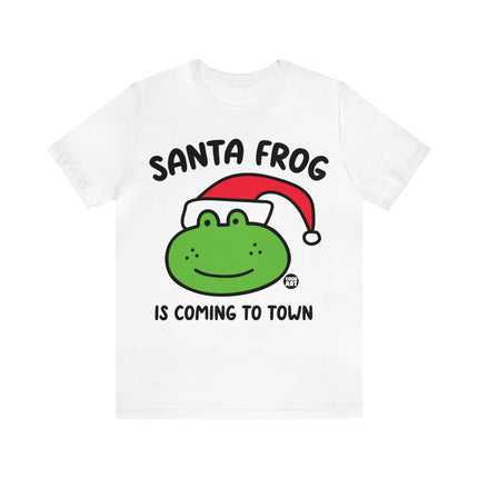 Santa Frog Christmas Unisex Tee