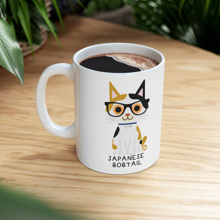 Bow Wow Meow Japanese Bobtail Ceramic Mug