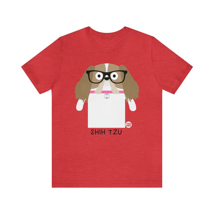 Bow Wow Meow Shih Tzu Unisex Tee