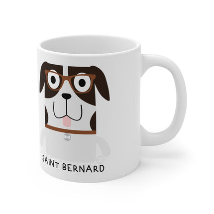 Bow Wow Meow Saint Bernard Ceramic Mug