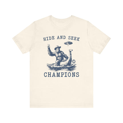 Hide and Seek Champions Tee, Funny Hide and Seek Champs Tshirt