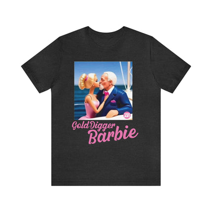 Gold Digger Barbie Unisex Short Sleeve Tee