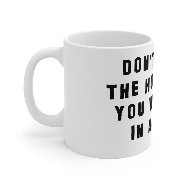 Dont Blame Holidays Fat Ceramic Mug
