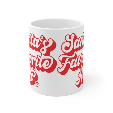 Santa's Favorite Ho Ceramic Mug