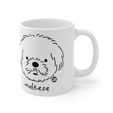 Dog Breeds Maltese Ceramic Mug
