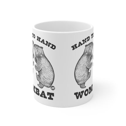 Hand to Hand Wombat Ceramic Mug