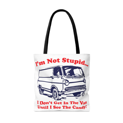 Not Stupid Candy First Candy Van Tote Bag