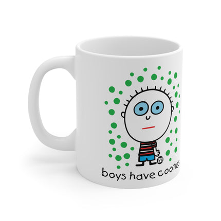 Boys Have Cooties Ceramic Mug
