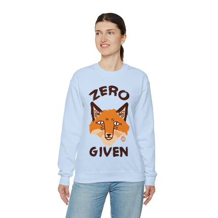 Zero Fox Given Crewneck Sweatshirt