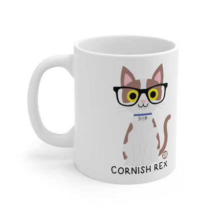 Bow Wow Meow Cornish Rex Ceramic Mug