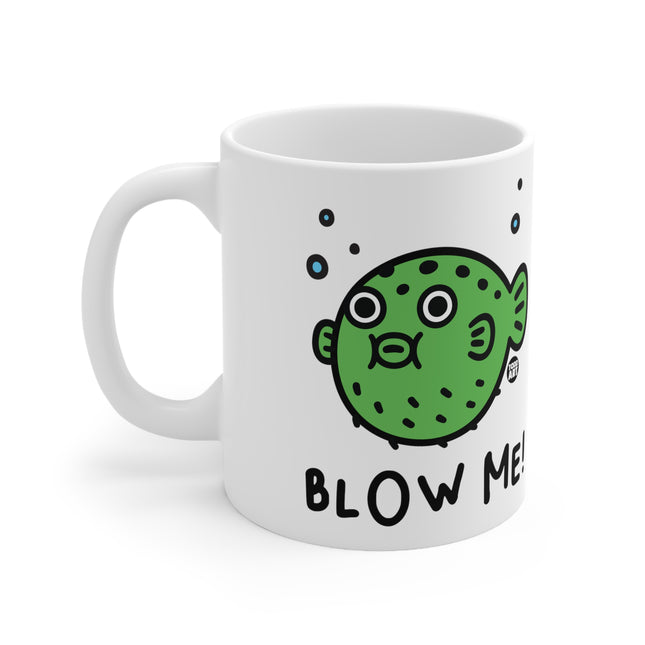 Blow Me Blowfish Ceramic Mug