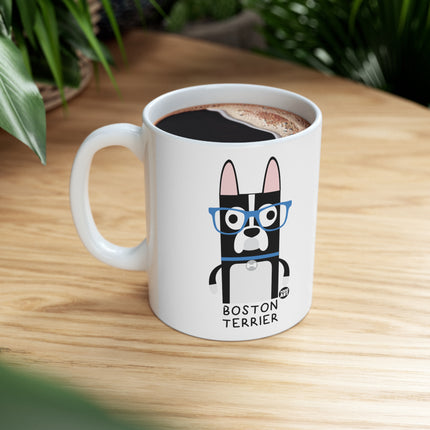 Bow Wow Meow Boston Terrier Ceramic Mug