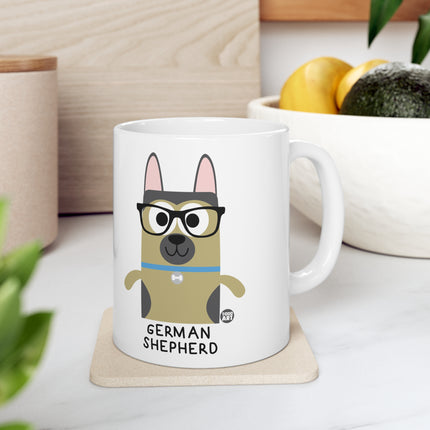 Bow Wow Meow German Shepherd Ceramic Mug