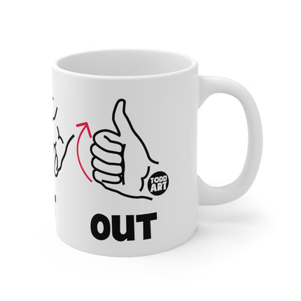 Cut it Out Ceramic Mug
