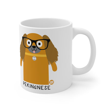 Bow Wow Meow Pekingnese Ceramic Mug