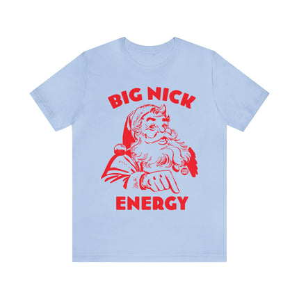 Big Nick Santa Unisex Short Sleeve Tee