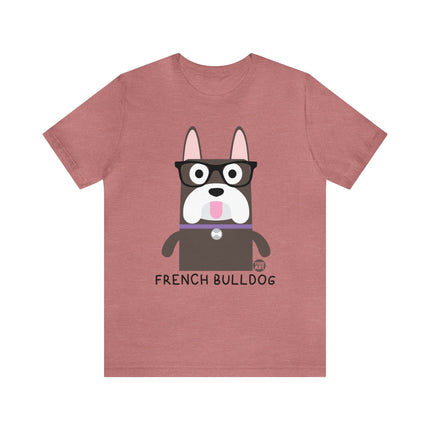 Bow Wow Meow French Bulldog Unisex Tee