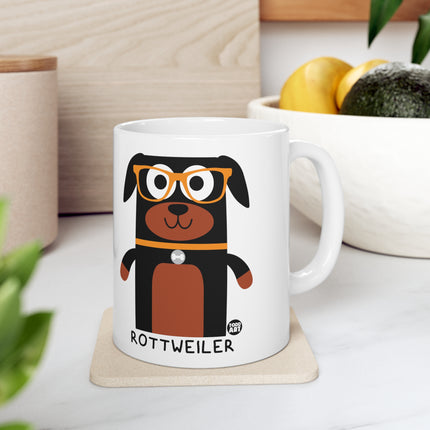 Bow Wow Meow Rottweiler Ceramic Mug