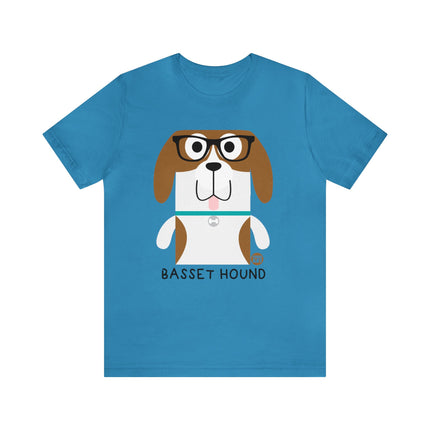 Bow Wow Meow Basset Hound Unisex Tee