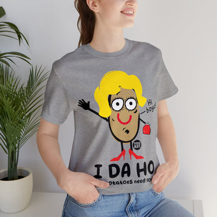 I DA HO Unisex Short Sleeve Tee