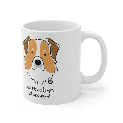 Dog Breeds Australian Shepard Ceramic Mug