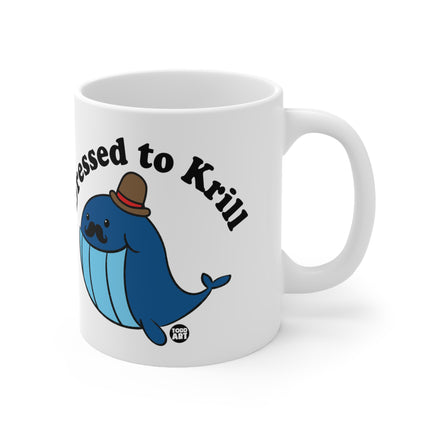 dressed to krill whale Ceramic Mug