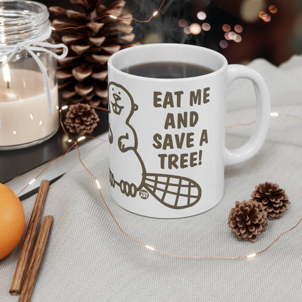 Eat Me Beaver Ceramic Mug