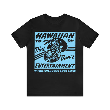 Retro Hawaiian Tiki Bar Unisex Short Sleeve Tee