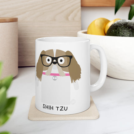 Bow Wow Meow Shih Tzu Ceramic Mug