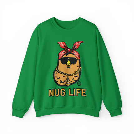 Nug Life Chicken Nugget Crewneck Sweatshirt