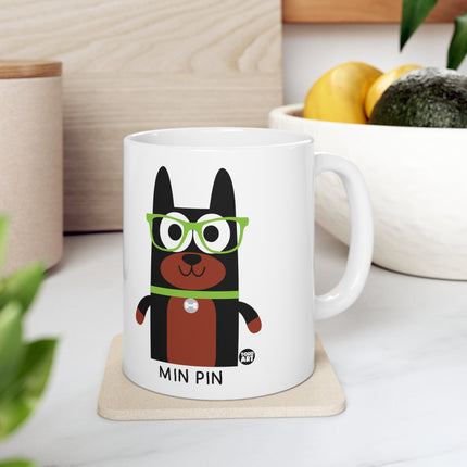 Bow Wow Meow Min Pin Ceramic Mug