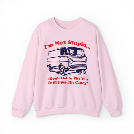 Not Stupid Candy First Candy Van Crewneck Sweatshirt