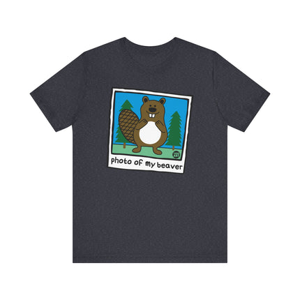 Funny "PHOTO OF MY BEAVER" Tee Shirt