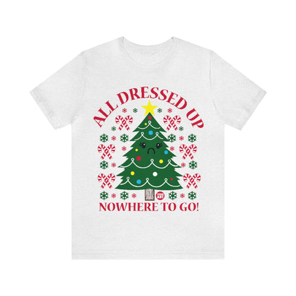 All Dressed Up Christmas Tree Unisex Short Sleeve Tee