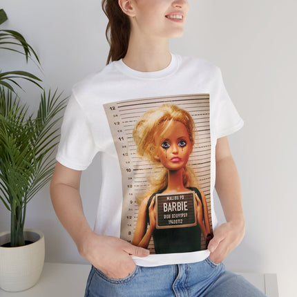 Barbie Malibu Mugshot Unisex Short Sleeve Tee