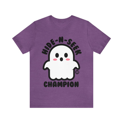 Hide and Seek Champion Unisex Short Sleeve Tee