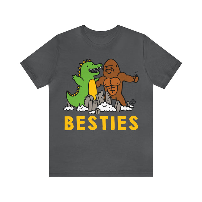 Besties Godzilla and King Kong Unisex Tee