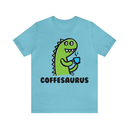 Coffeesaurus Dinosaur Unisex Tee