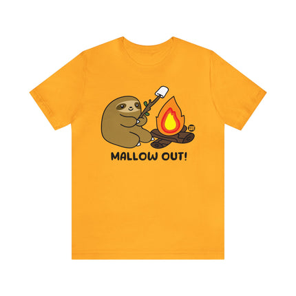 Sloth Campfire Mallow Out Unisex Tee